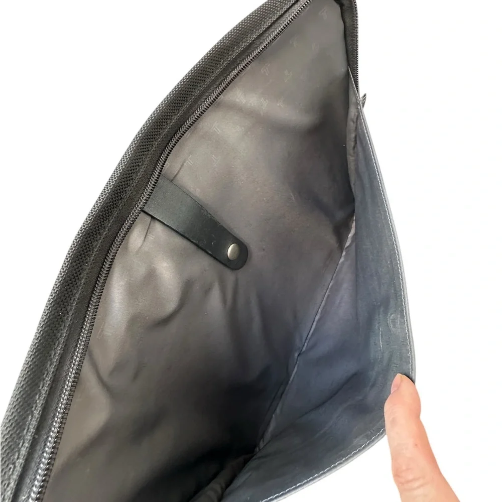 TUMI T-Pass Laptop Briefcase Black Ballistic Nylon Shoulder Bag